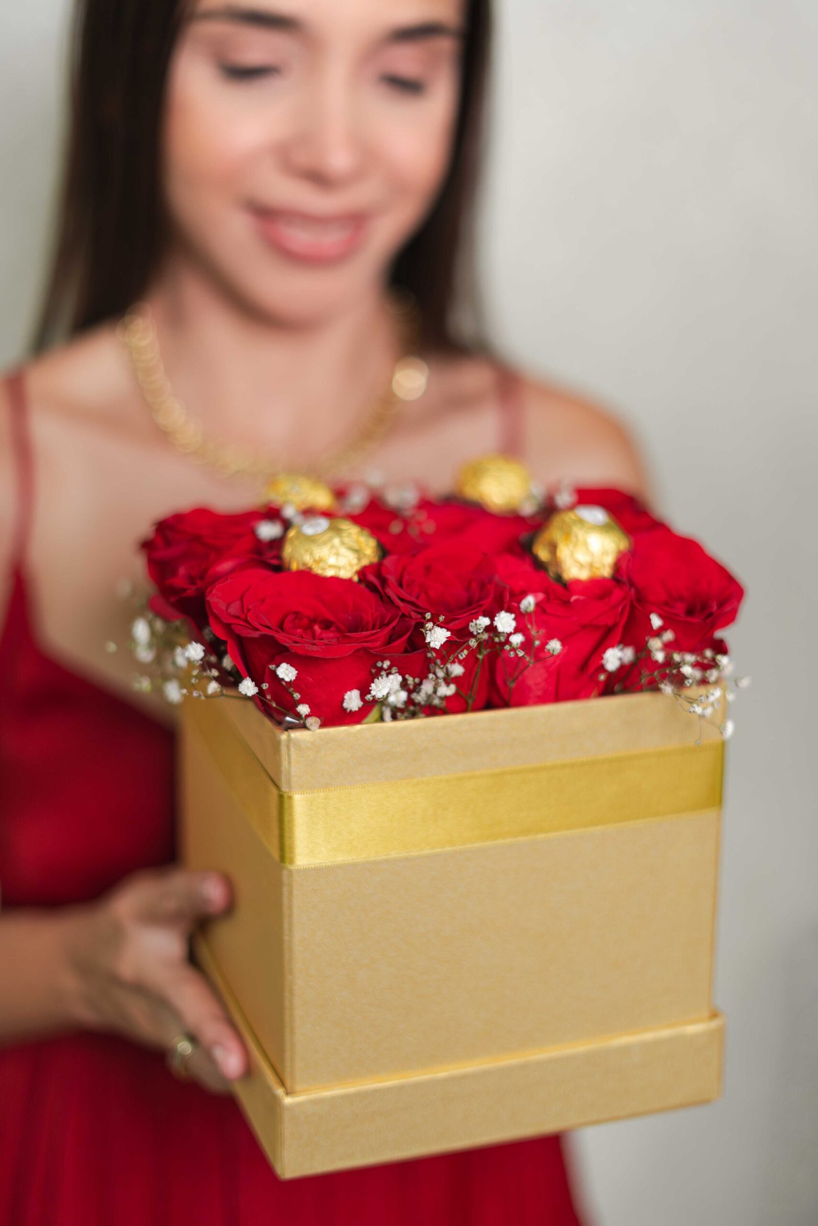 Caja de lujo floral Cubo2