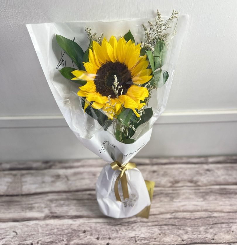 Solitario de girasol en bolsita2