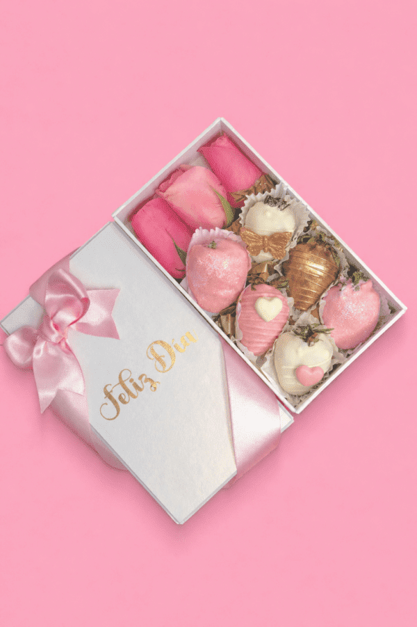 Caja de lujo Viena - Roses and berries mini