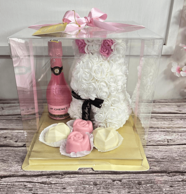 Bunny Love Conejo Teddy de flores de foamy, JP 200ml y rellenos